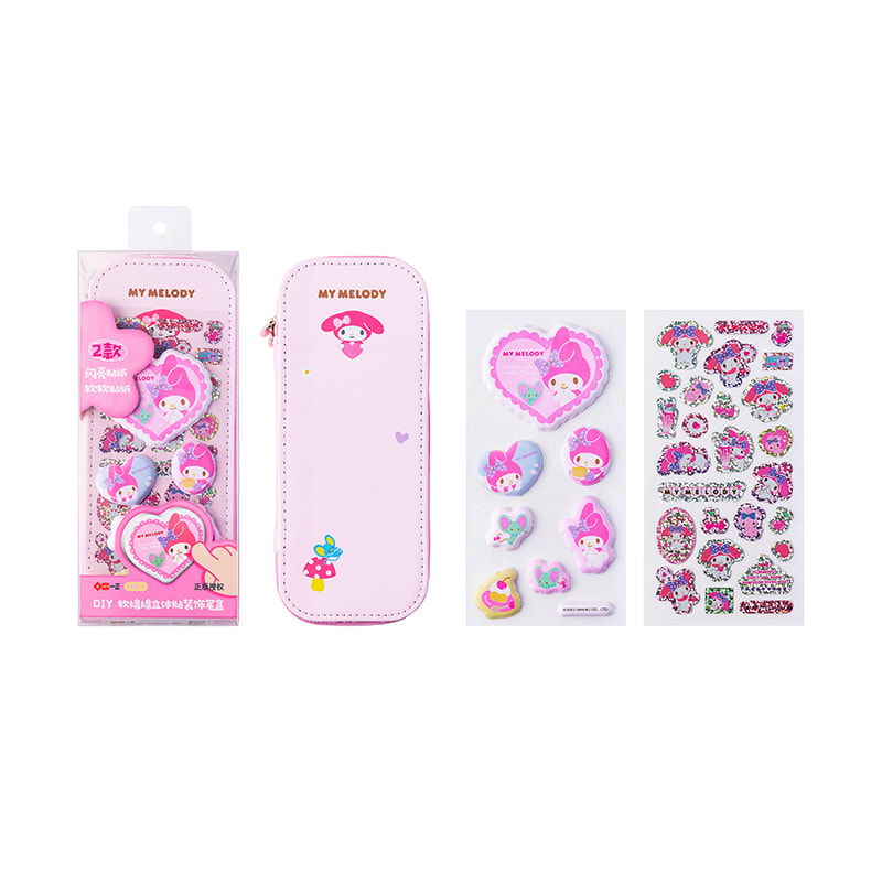 YZ2715 My Melody DIY Weiche 3D-Aufkleber-Deko-Bleistifthülle