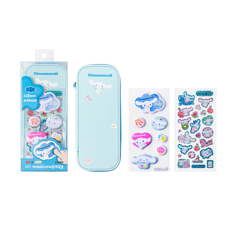 YZ2716 Cinnamoroll DIY Soft Eraser 3D Dekoratives Bleistiftetui