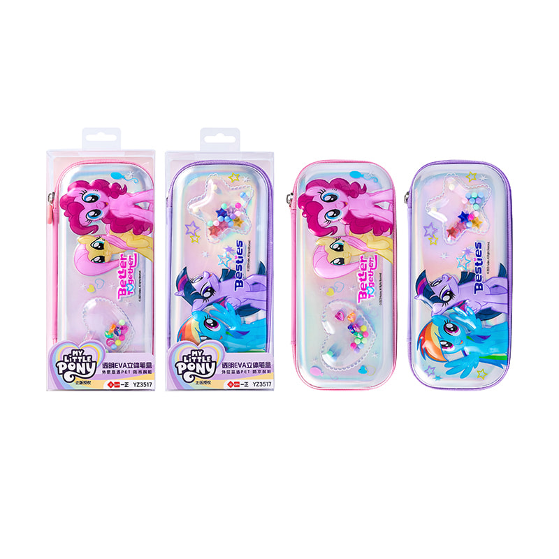 YZ3517 My Little Pony Transparente EVA 3D-Bleistifthülle