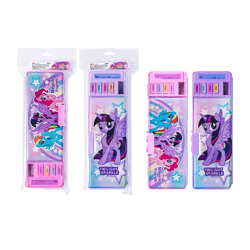 YZ3537 My Little Pony Multifunktions-Bleistifttasche mit Kombinationsschloss