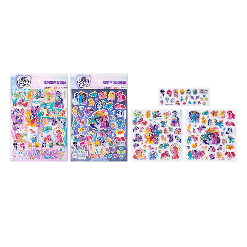 YZ3550 My Little Pony Laser Jelly Belohnungsaufkleber
