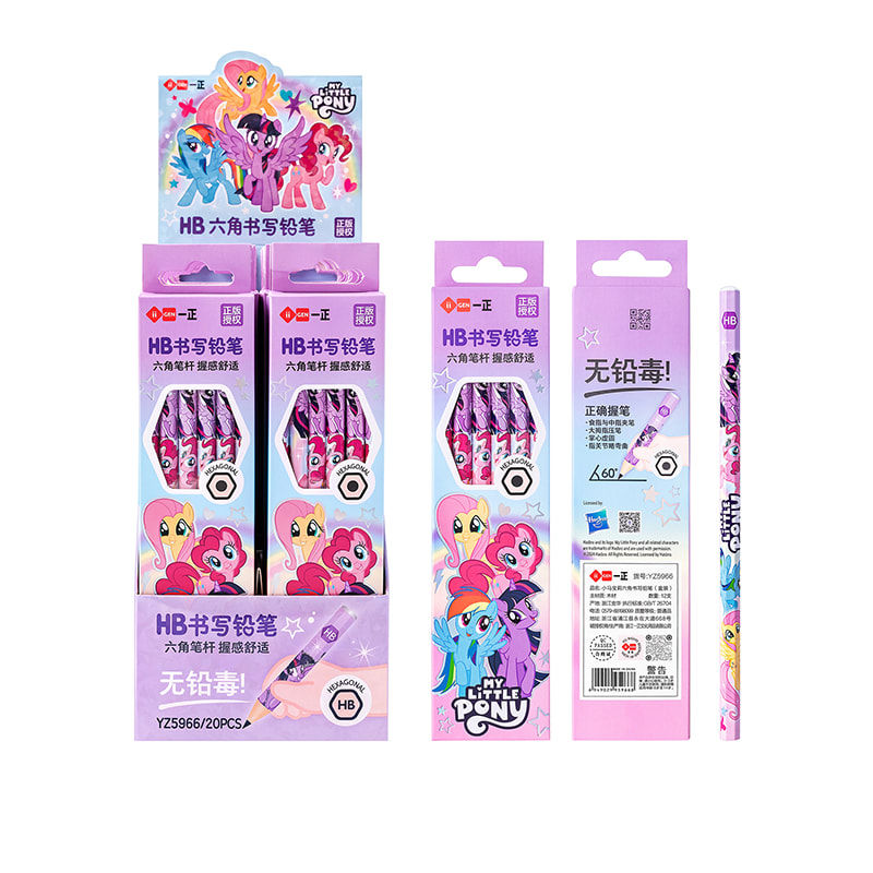 YZ5966 My Little Pony Sechseckige Schreibstifte (verpackt)