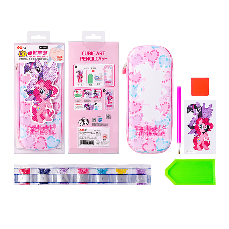 YZ5991 My Little Pony Diamant-Bleistiftetui (Typ A)