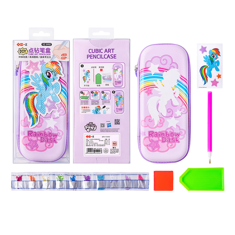 YZ5992 My Little Pony Diamant-Bleistiftetui (Typ B)