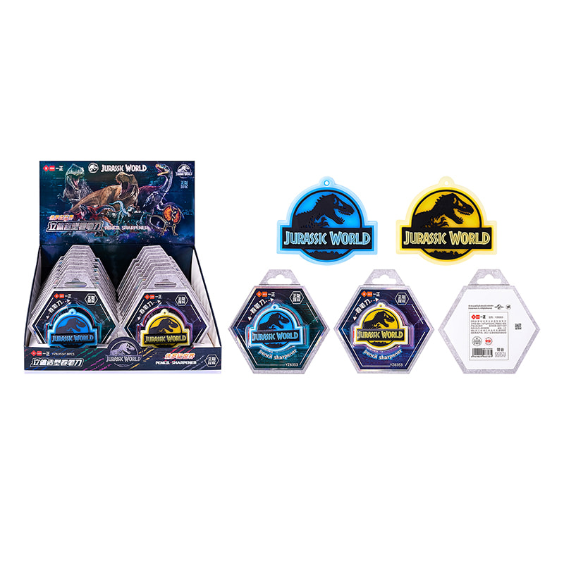 YZ6353 Jurassic World 3D Bleistiftspitzer mit Kette