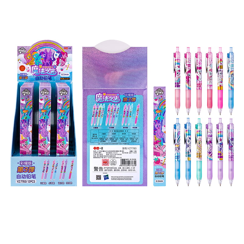 YZ7783 My Little Pony Magic Lights Automatische Bleistift-Glitzer-Edition