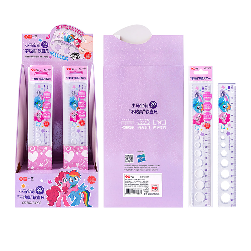 YZ7857 Mein kleines Pony Antihaft-Soft-Lineal