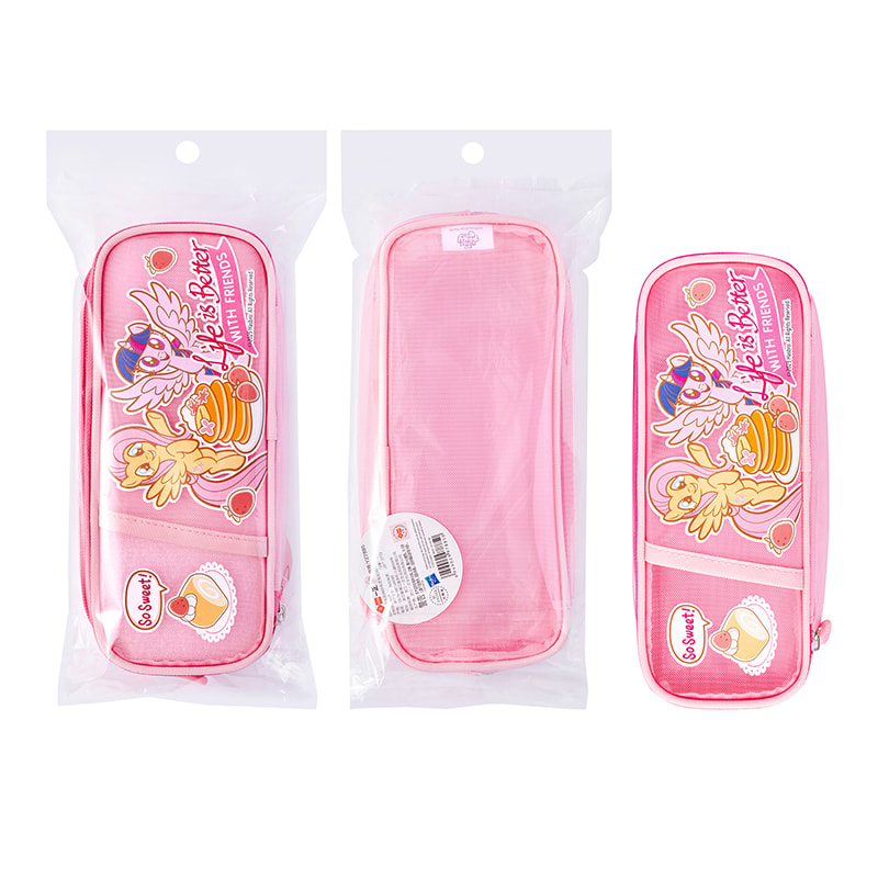 YZ7885 My Little Pony Federmäppchen aus Netzstoff (Pink)