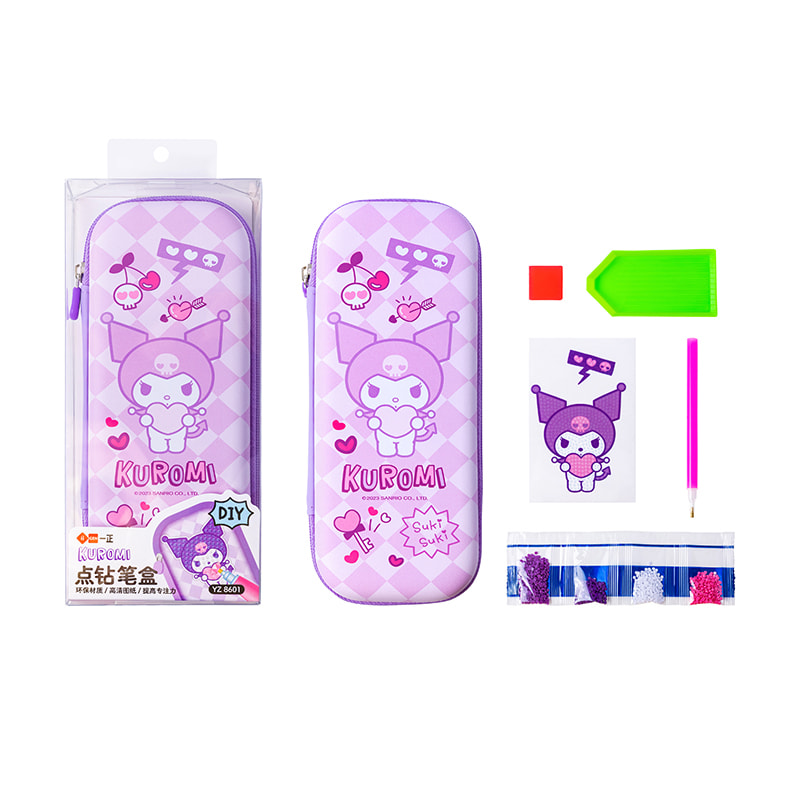 YZ8601 Kuromi Diamant-Bleistiftetui