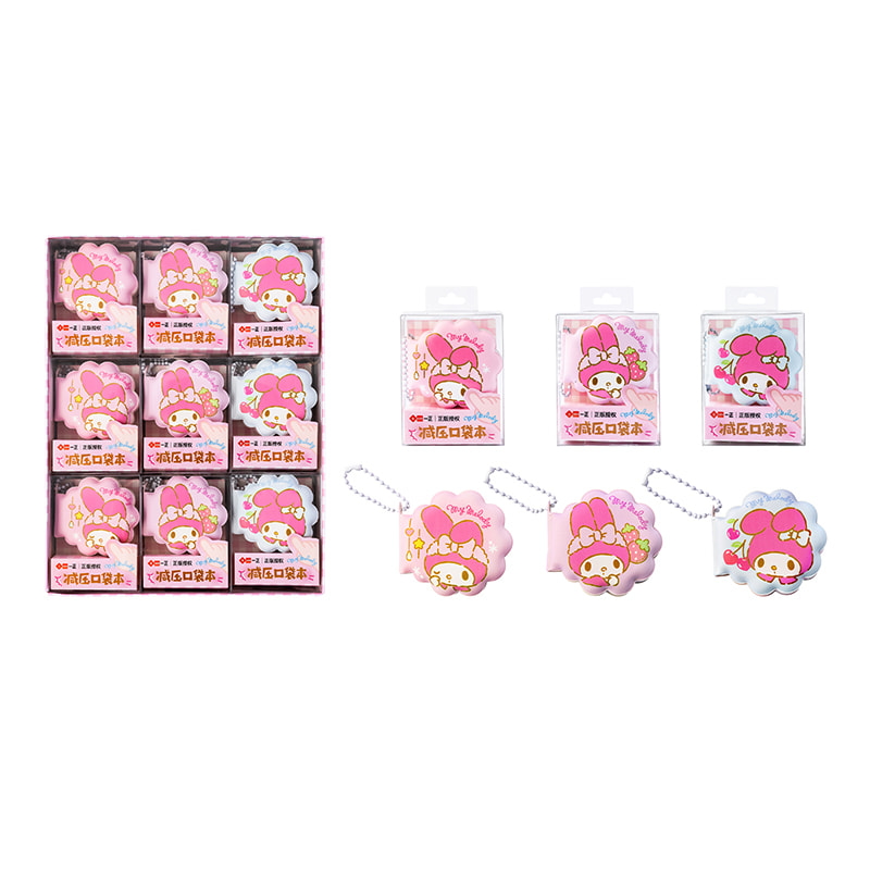 YZ8790 My Melody Stress Relief Taschennotizbuch