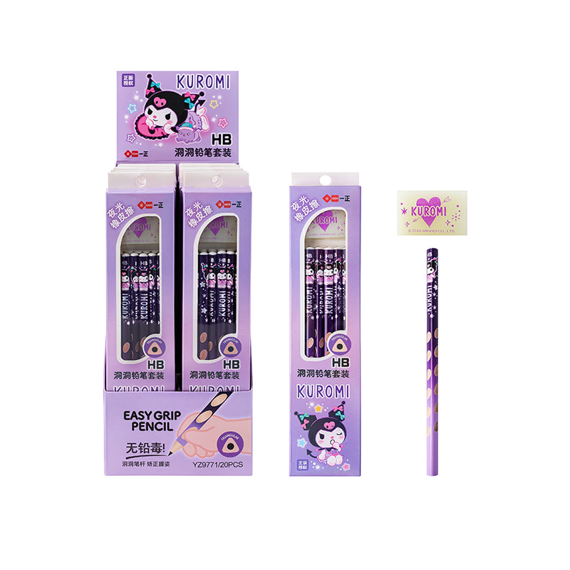 YZ9771 Kuromi Bleistiftset (HB-Laser)