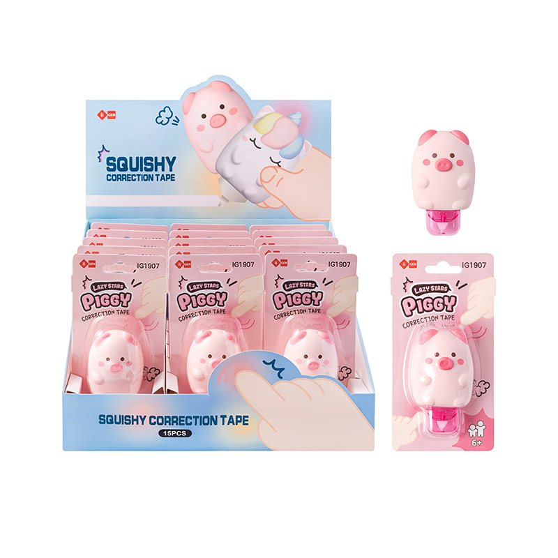 IG1907 Kleines rosa Schwein Stresskorrekturband