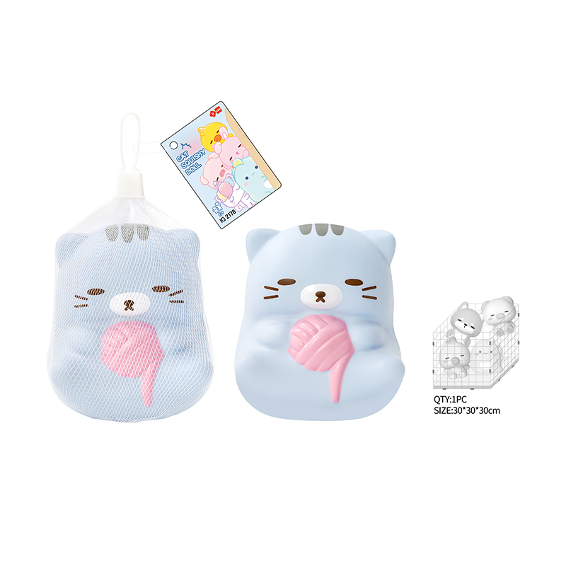 IG2178 PU-Schaumspielzeug Katzen-Stressabbaufigur