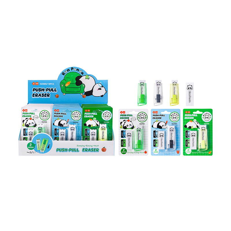 IG2905 Kun Panda Push-Pull Radiergummi