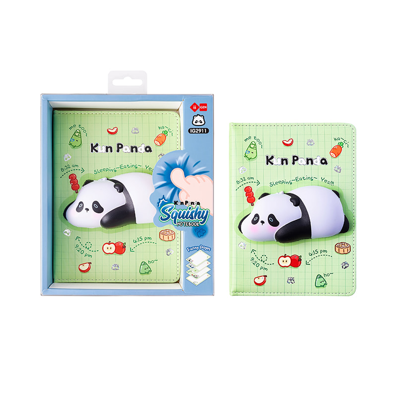 IG2911 AKun Panda Stressabbau-Notizbuch (groß)