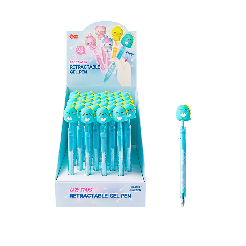 IG3711 Little Dinosaur Side-Click Gel Pen (Blau)