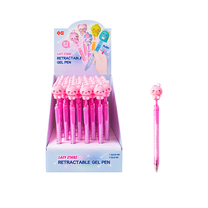 IG3712 Kaninchen-Seitenklick-Gelstift (blau)