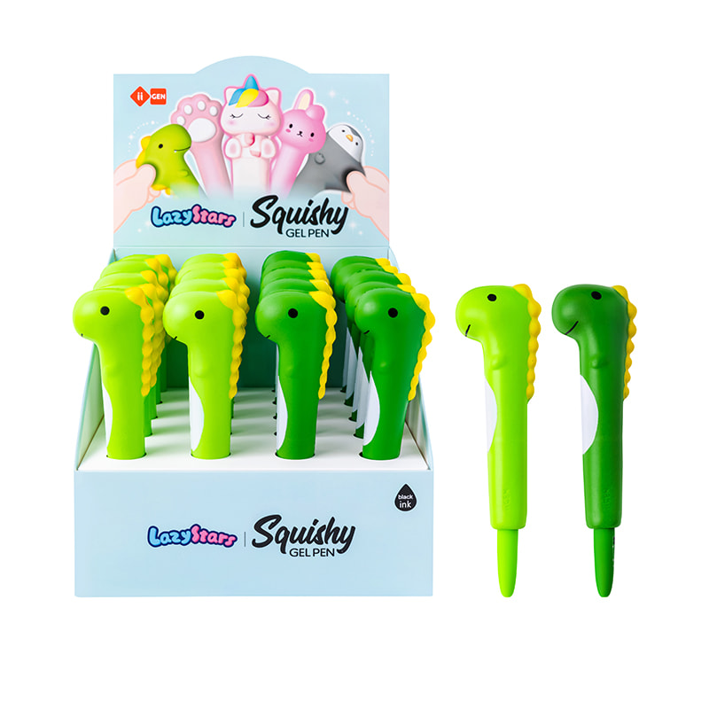 IG5530 Dinosaurier-Stressabbau-Gelstift (Schwarz)