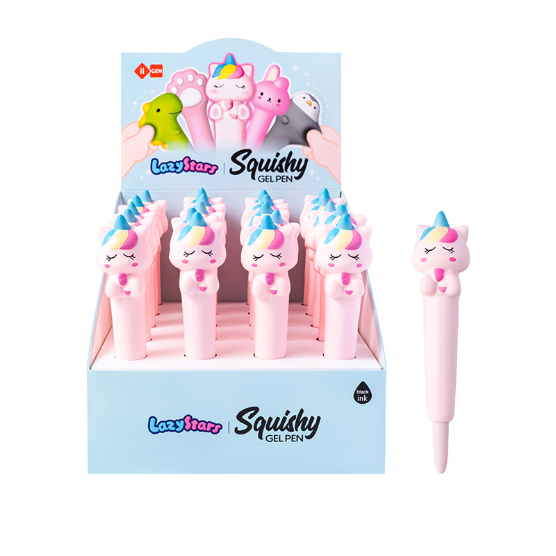 IG5552 Einhorn-Stressabbau-Gelstift (Schwarz)