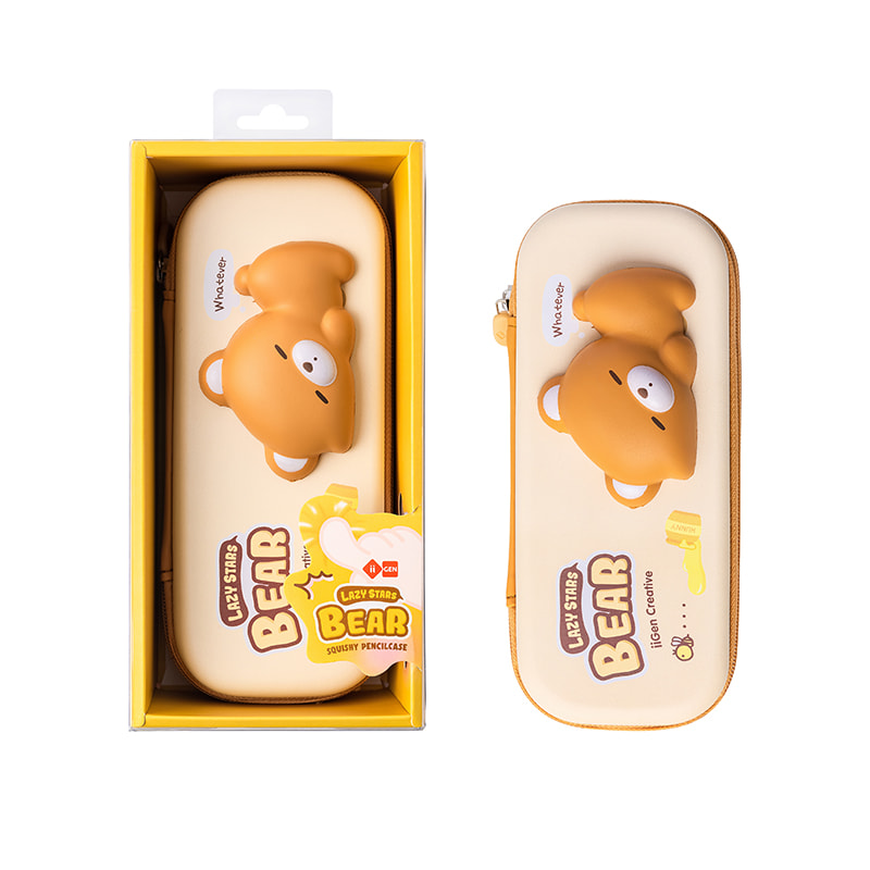 IG5808 Braunbär-Stressabbau-Bleistifthülle
