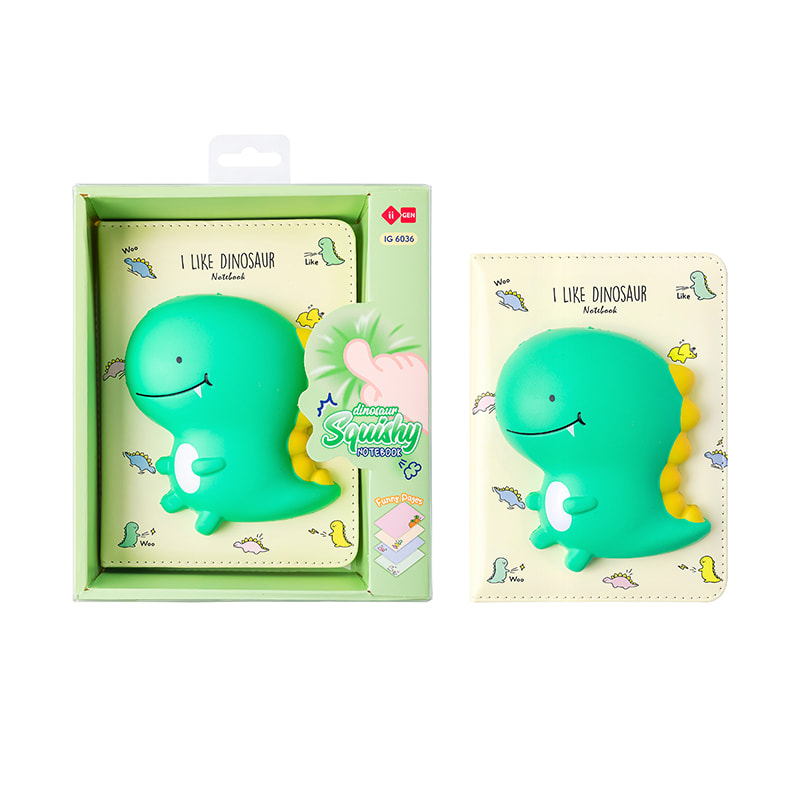 IG6036 Kleines Dinosaurier-Squishy-Notizbuch