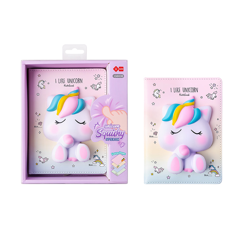 IG6038 iiGEN Einhorn-Squishy-Notizbuch
