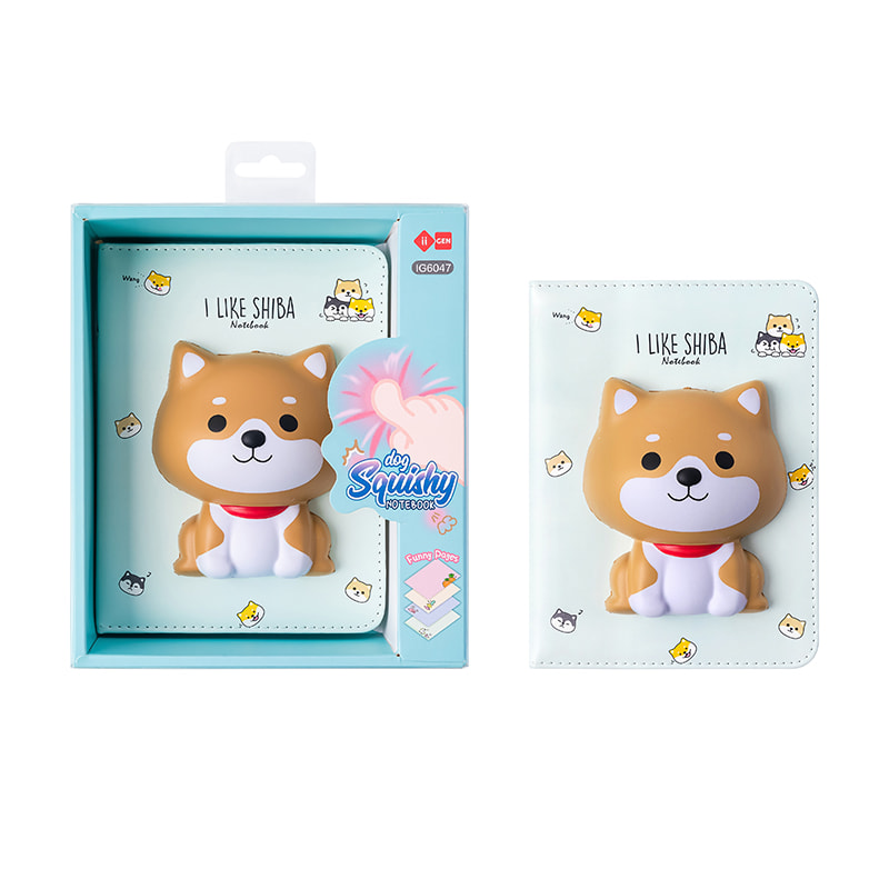 IG6047 Shiba Inu Squishy Notizbuch