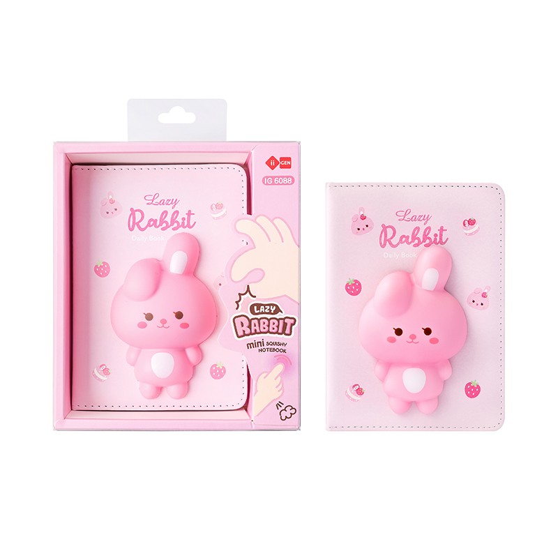 IG6088 Kaninchen Mini Squishy Notebook