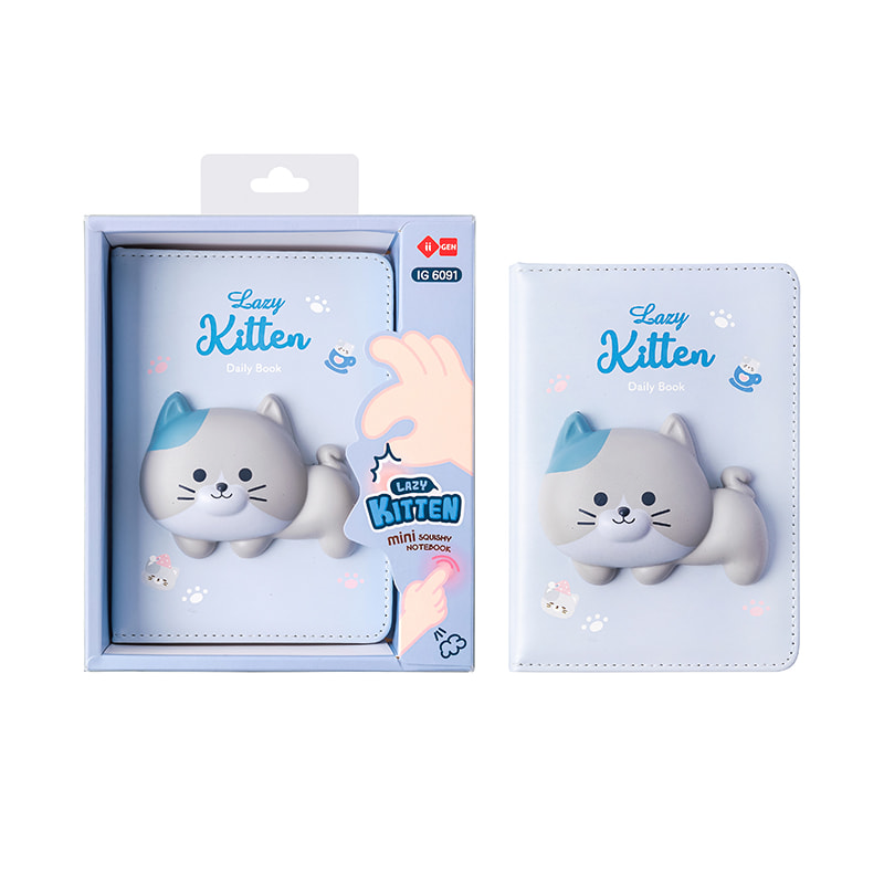 IG6091 Katzen-Mini-Squishy-Notizbuch