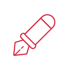 Stifte mit Cartoon-Thema