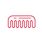 Kämme mit Cartoon-Thema