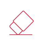 Cartoon-Charakter-Radiergummis