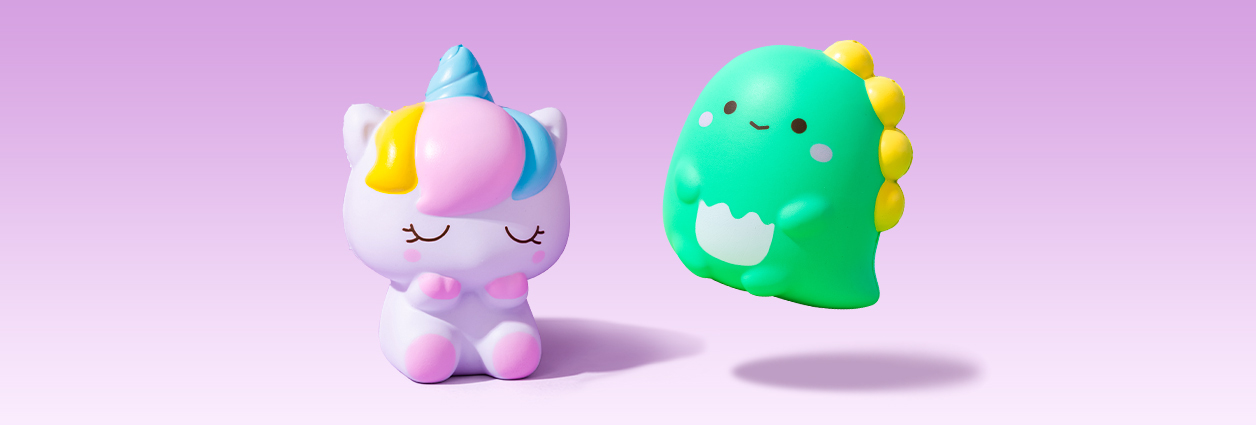 Squishy-Spielzeug mit Cartoon-Thema